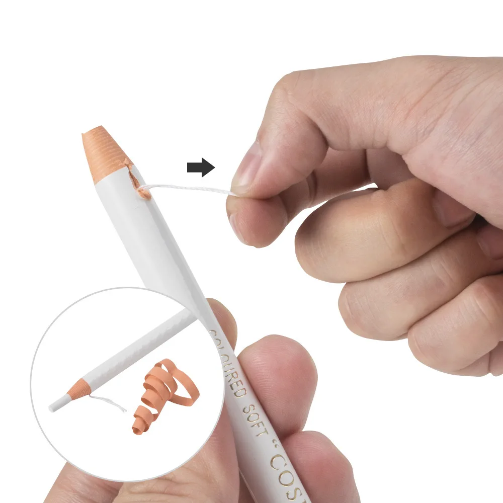 1/2/3pcs White Microblading Tattoo Eyebrow Marker Pen Brow Skin Marker Pencil Positioning Accessories Tool