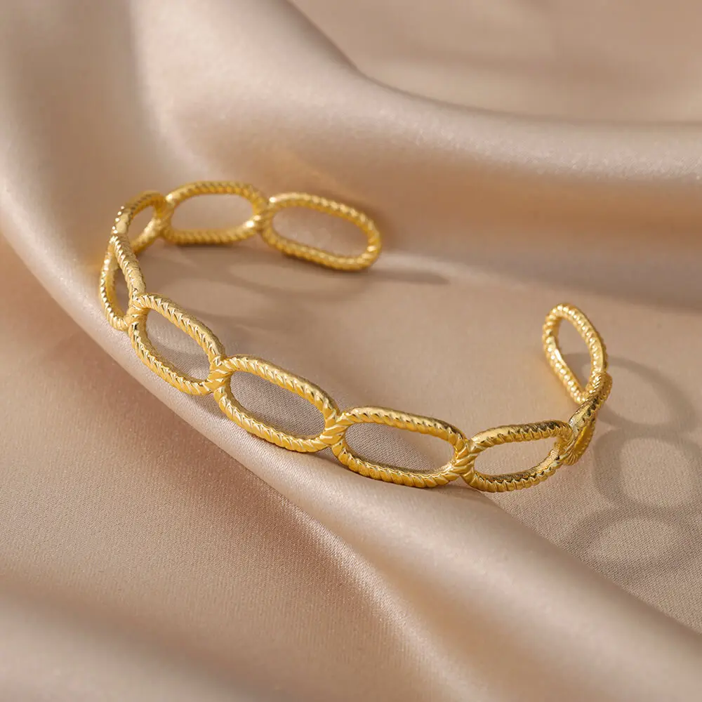 Vintage Snake Bangle Bracelet For Women Stainless Steel Snake Opening Bangle Animal Aesthetic Fashion Jewelry pulseras mujer