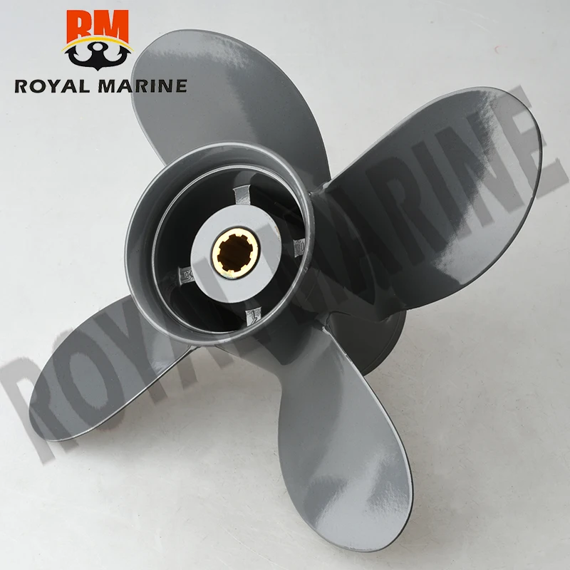 Propeller 9 1/4X10 For Honda and Yamaha Outboard BF8D BF9.9D BF9.9 BF15A BF15D BF20 8 Splines 58134-ZV4-010AH