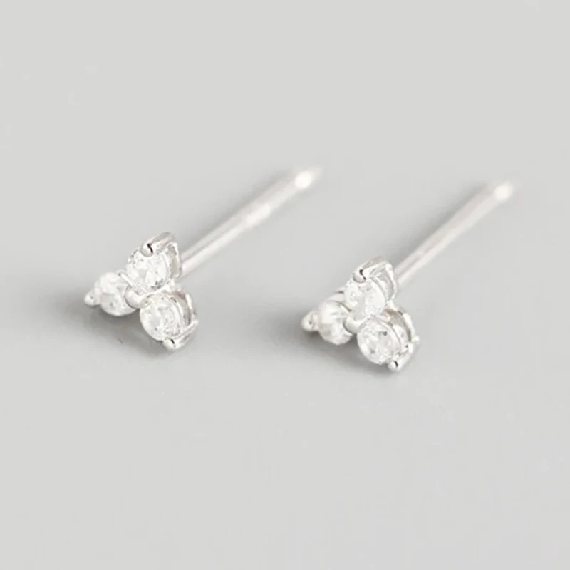 New Stainless Steel Gold Color Cubic Zirconia Minimal Hoop Earrings For Women Small Round Cartilage Earring Piercing Jewelry