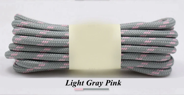 1Pair outdoor sport casual 19Colors round shoelaces hiking slip rope shoe laces sneakers boot shoelaces strings100/120/140/160CM