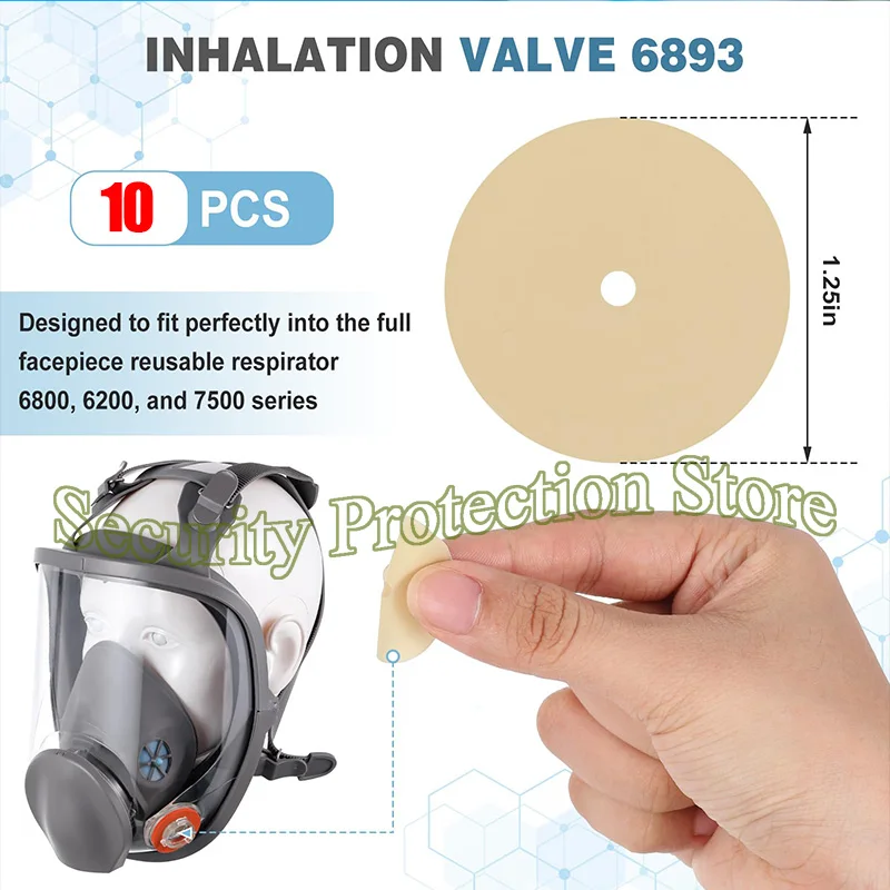 New 6281 Head Belt Strip Set For 6200 Dust Mask Half Face Gas Respirator Replace Accessories For 3m 6200 Work Safety