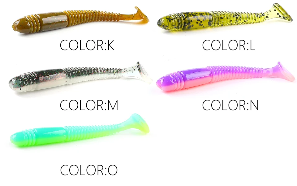 Supercontinent Swing Impact Ring Shad Fishing Lure Soft 8cm/10cm Baits Swimbait Jigging Lure Artificial Baits