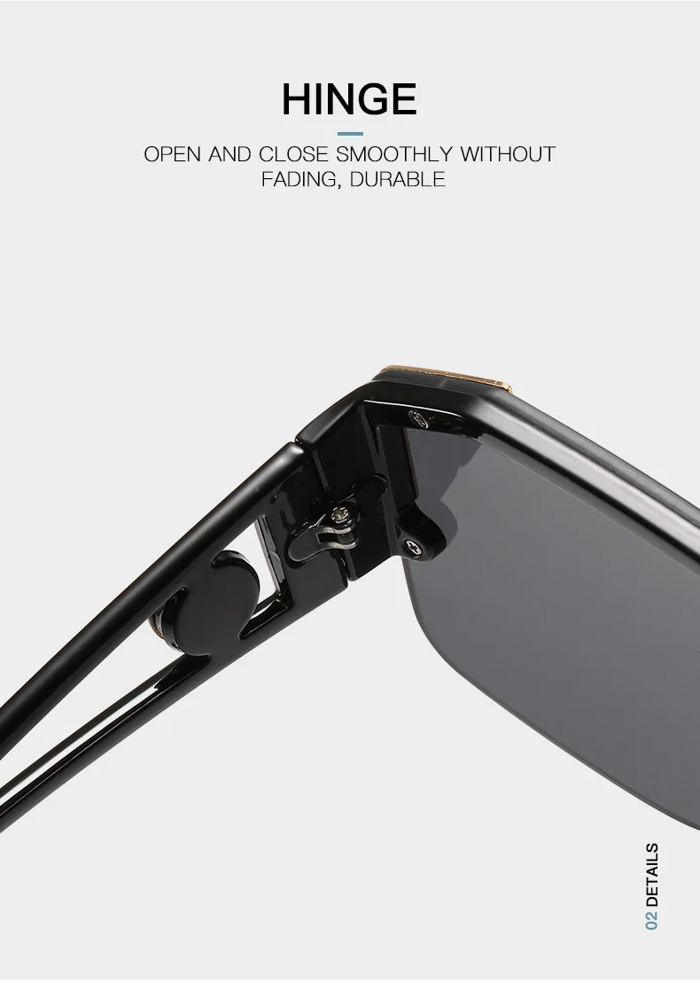 1/2PCS Men And Women Oversized Square Fashion Sunglasses Sports Driving Glasses Gradient Colored Sunglasses Uv400 2023