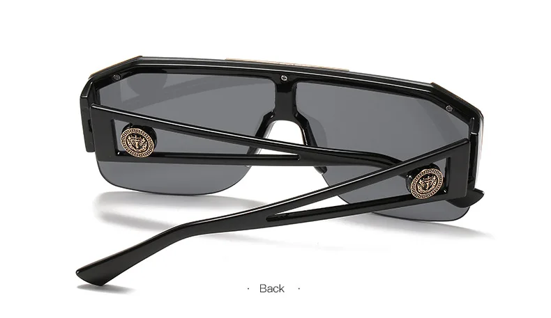 1/2PCS Men And Women Oversized Square Fashion Sunglasses Sports Driving Glasses Gradient Colored Sunglasses Uv400 2023