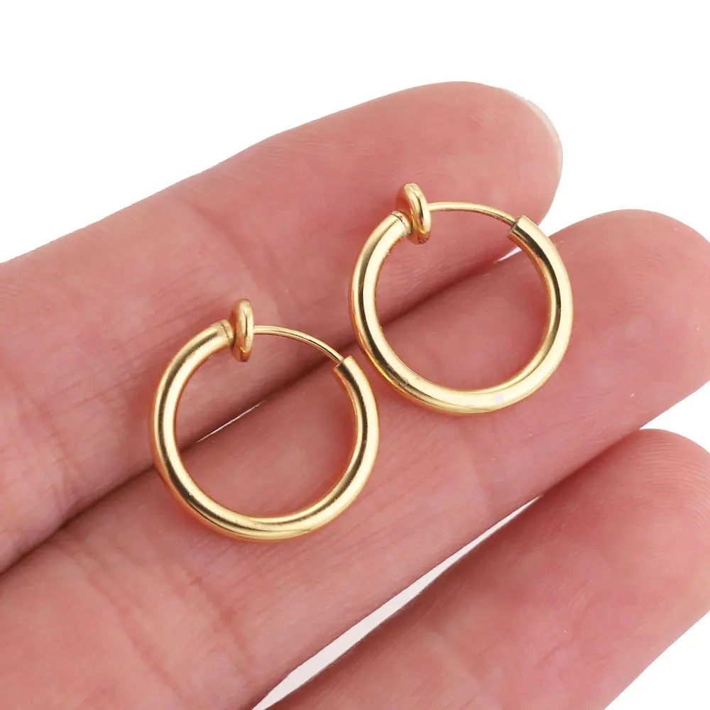 6pcs Stainless Steel Huggie Earring Hoop For Women Jewelry Set for Hypoallergenic Korean Earrings Female Jewelry Accessories
