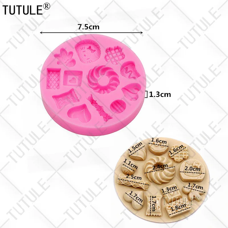 DIY Cartoon Ice Cream Candy Cakes Silicone Mold Handmade Chocolate Crafty Cakes Dessert Decoration Baking Gadgets Mold