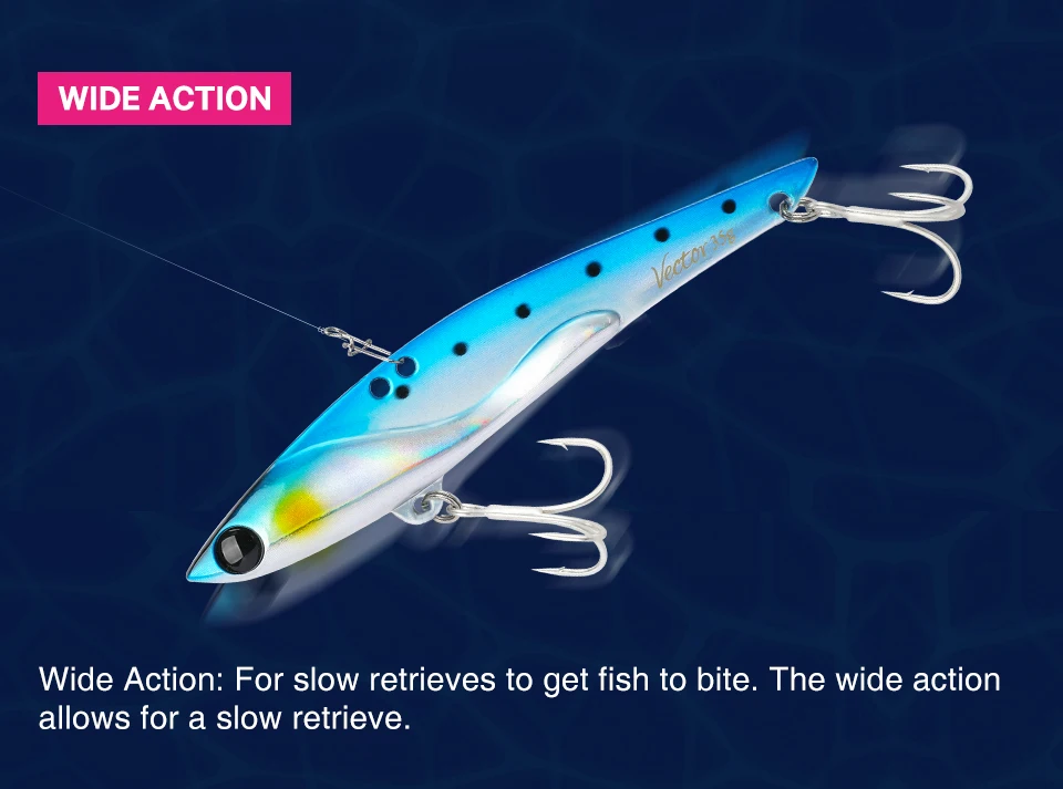 TSURINOYA 35g Teppan VIB Fishing Lure VECTOR DW38-C 105mm Vibration Shore Fishing Long Casting Metal Hard Bait Seabass Flounder