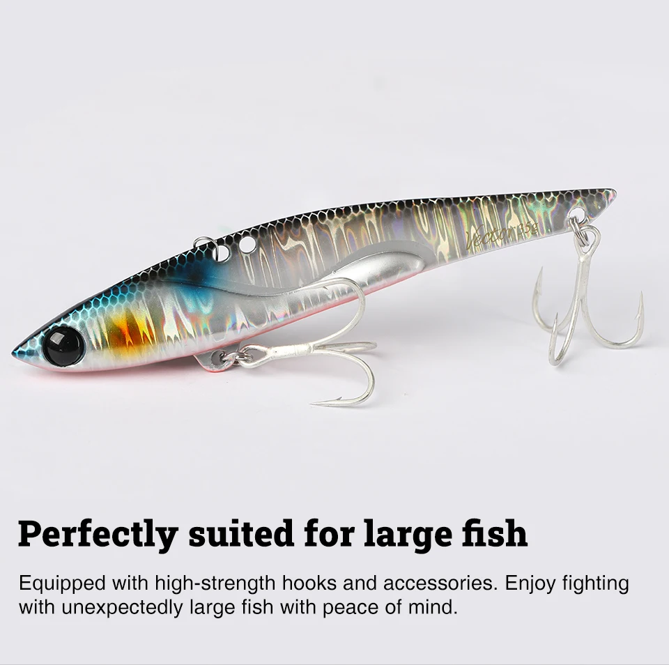 TSURINOYA 35g Teppan VIB Fishing Lure VECTOR DW38-C 105mm Vibration Shore Fishing Long Casting Metal Hard Bait Seabass Flounder