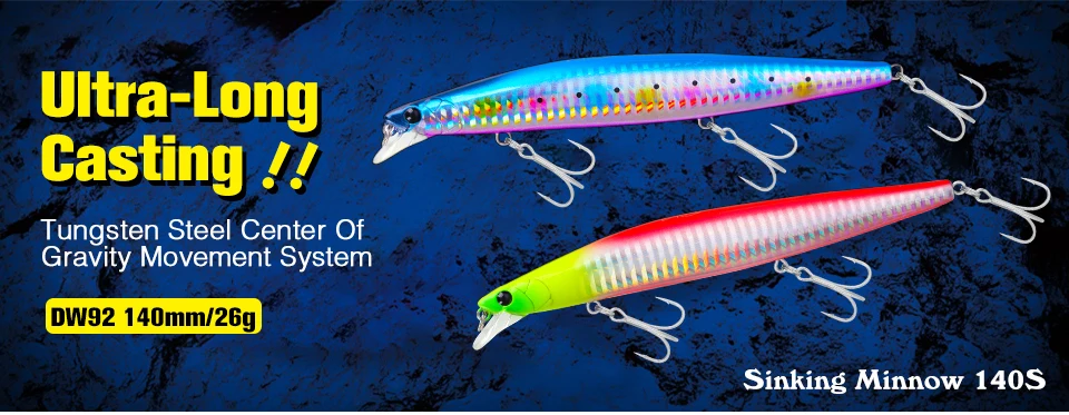 TSURINOYA 35g Teppan VIB Fishing Lure VECTOR DW38-C 105mm Vibration Shore Fishing Long Casting Metal Hard Bait Seabass Flounder