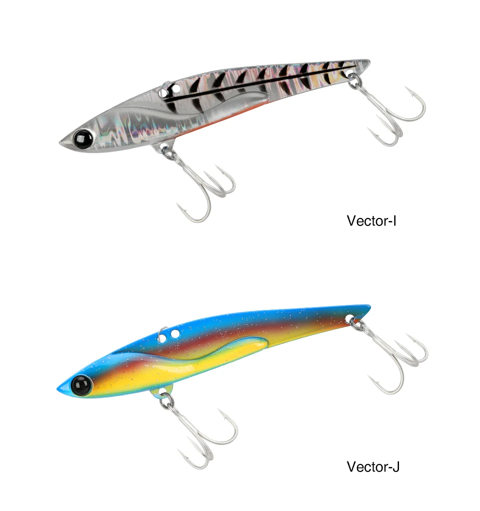 TSURINOYA 35g Teppan VIB Fishing Lure VECTOR DW38-C 105mm Vibration Shore Fishing Long Casting Metal Hard Bait Seabass Flounder