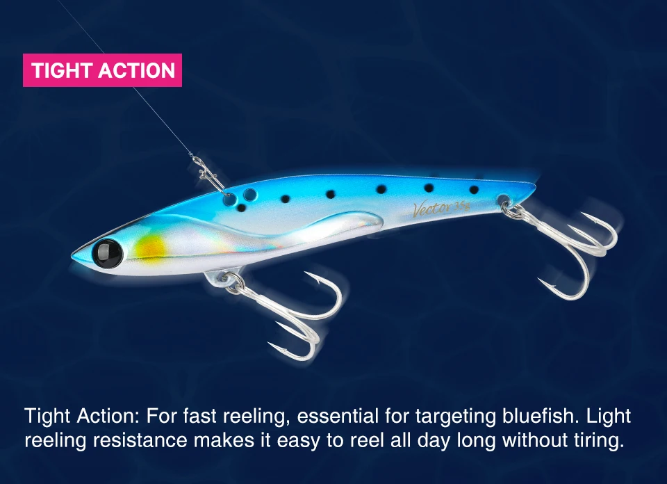TSURINOYA 35g Teppan VIB Fishing Lure VECTOR DW38-C 105mm Vibration Shore Fishing Long Casting Metal Hard Bait Seabass Flounder