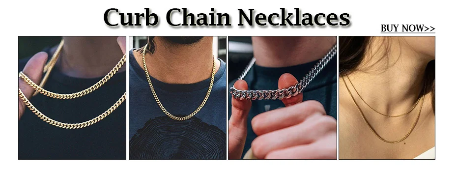 Vnox Mens Simple 3-11mm Stainless Steel Curb Cuban Link Chain Bracelets for Women Unisex Wrist Jewelry Gifts