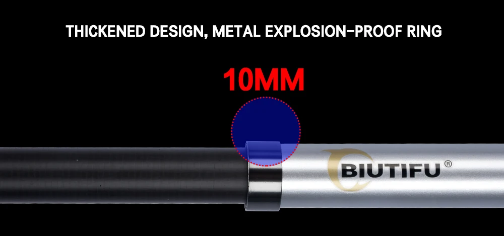 BIUTIFU Surf Rod 5.3/5.0/4.5/4.2/3.9m Telescopic Fishing Travel Spinning Power 60-200g Throw Surfcasting Shore Casting Pole