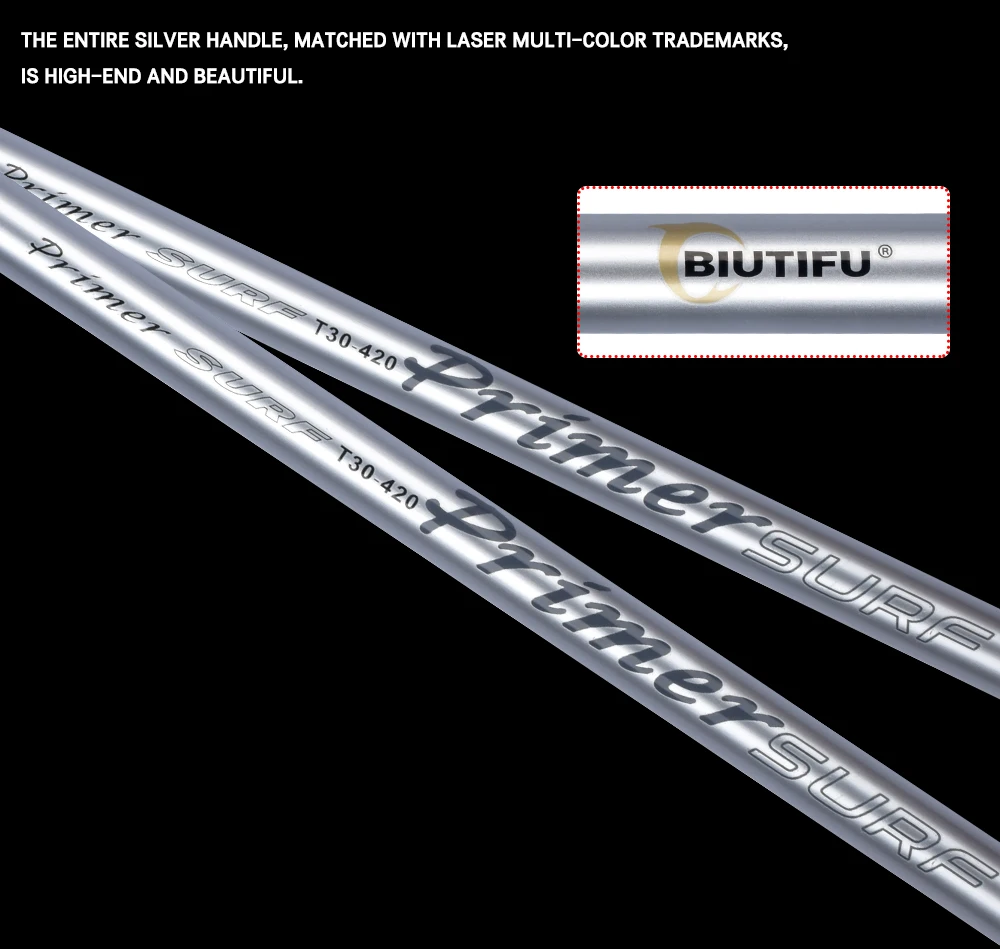 BIUTIFU Surf Rod 5.3/5.0/4.5/4.2/3.9m Telescopic Fishing Travel Spinning Power 60-200g Throw Surfcasting Shore Casting Pole