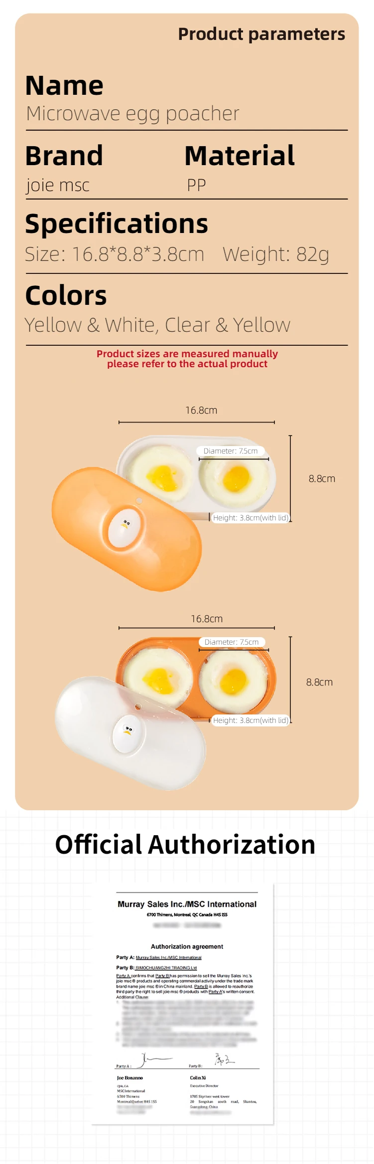 Joie Egg Poacher Double Microwave Egg Poacher Egg Cooker Fried Egg Box Breakfast Steamed Egg Box Egg Tools Kitchen Tool Eggy