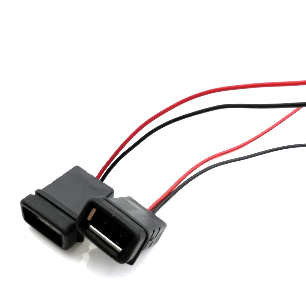 2Pin 4Pin 6Pin USB 2.0 Female Power Jack 2P 4P 6P USB2.0 Charging Port Connector Data Interface with Cable USB Charger Socket