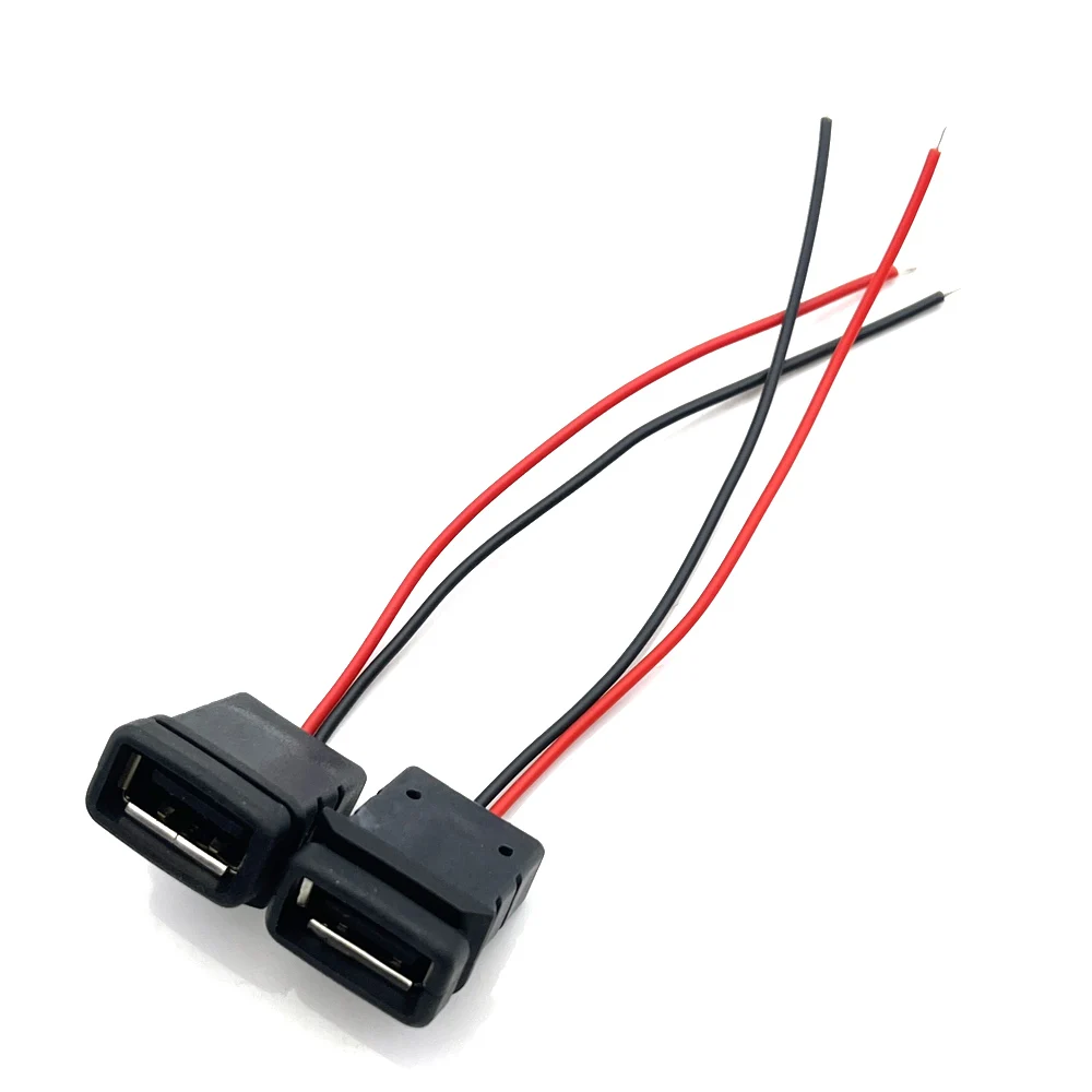 2Pin 4Pin 6Pin USB 2.0 Female Power Jack 2P 4P 6P USB2.0 Charging Port Connector Data Interface with Cable USB Charger Socket