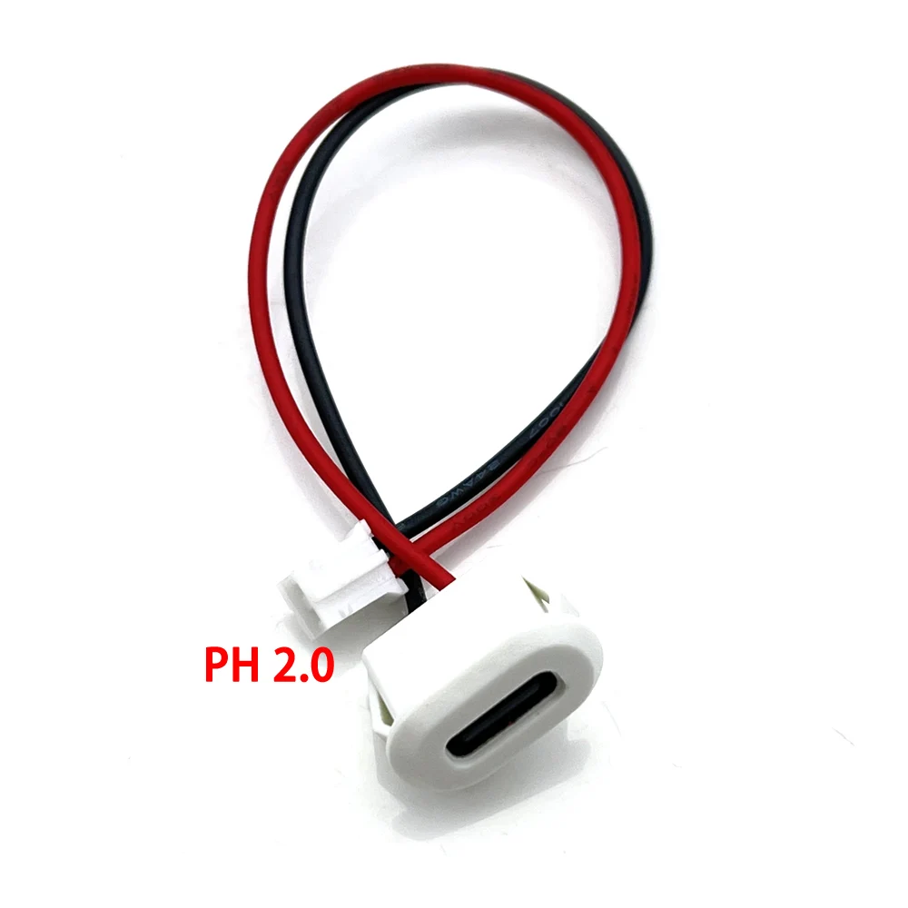 2Pin 4Pin 6Pin USB 2.0 Female Power Jack 2P 4P 6P USB2.0 Charging Port Connector Data Interface with Cable USB Charger Socket