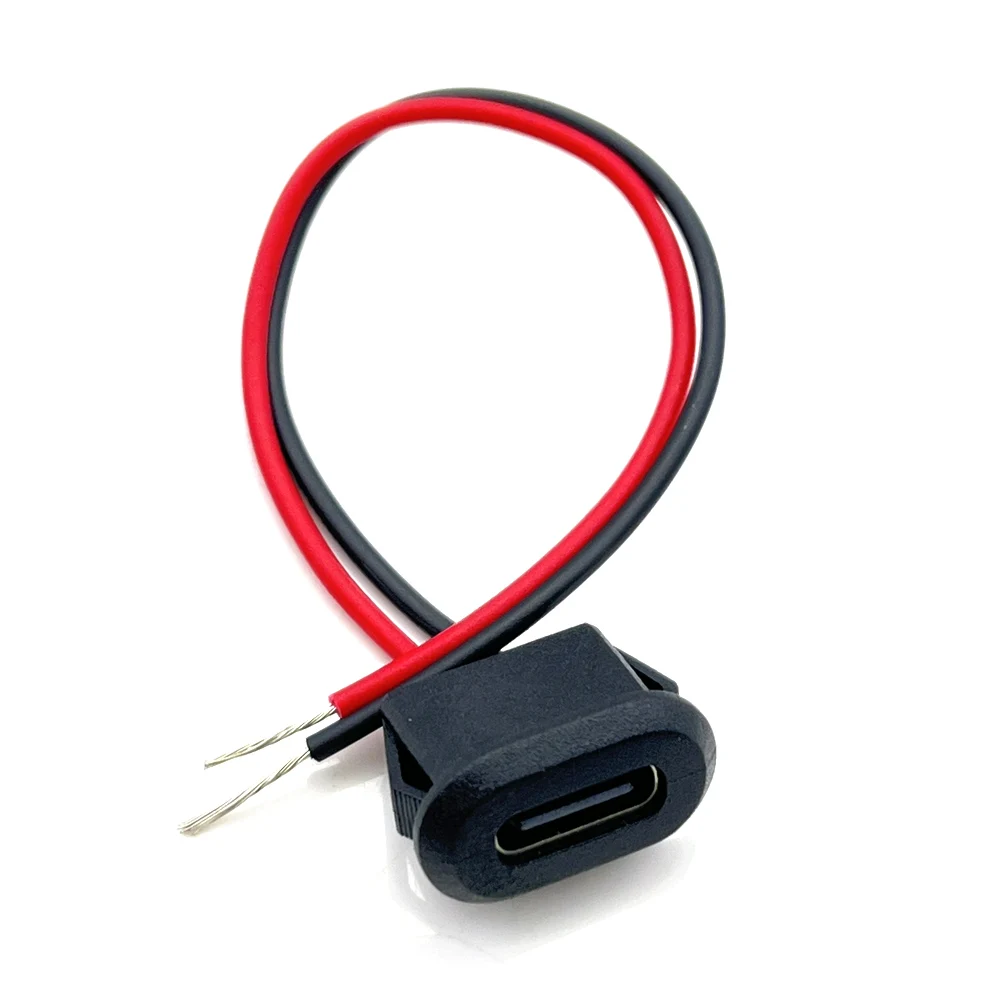 2Pin 4Pin 6Pin USB 2.0 Female Power Jack 2P 4P 6P USB2.0 Charging Port Connector Data Interface with Cable USB Charger Socket