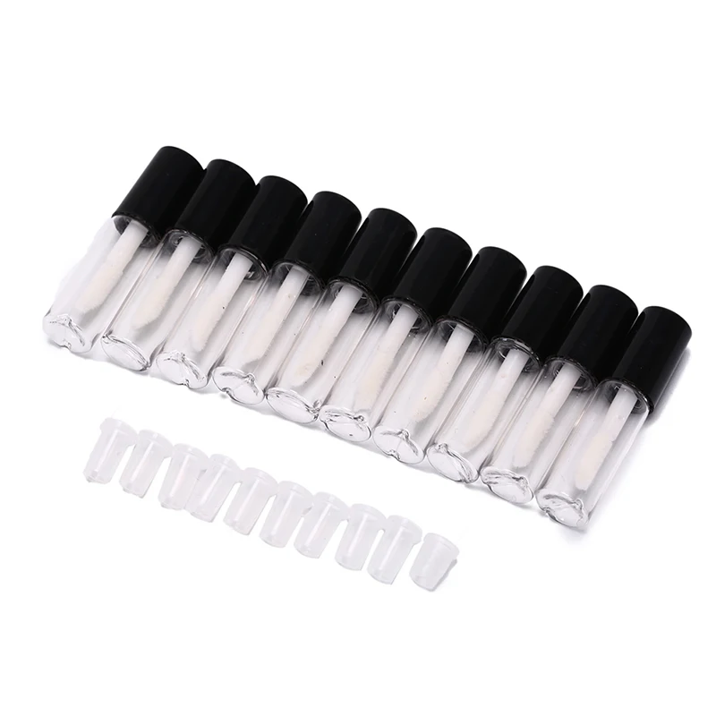 10pcs/lot DIY Lip Balm Tube Container With Cap Empty Lipstick Bottle Lipgloss Tube Cosmetic Sample Container