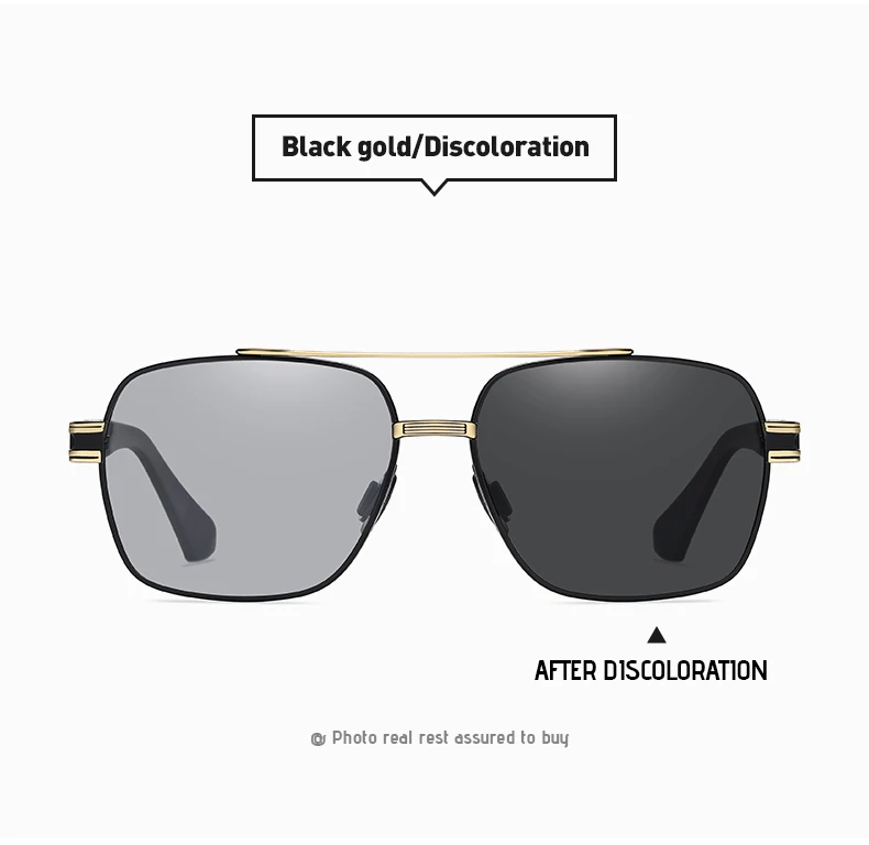 CoolPandas High Quality Sunglasses Polarized Men Women Photochromic UV400 Protection Driving Sun Glasses Unisex Chameleon Lens