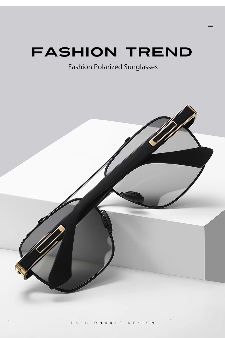 CoolPandas High Quality Sunglasses Polarized Men Women Photochromic UV400 Protection Driving Sun Glasses Unisex Chameleon Lens