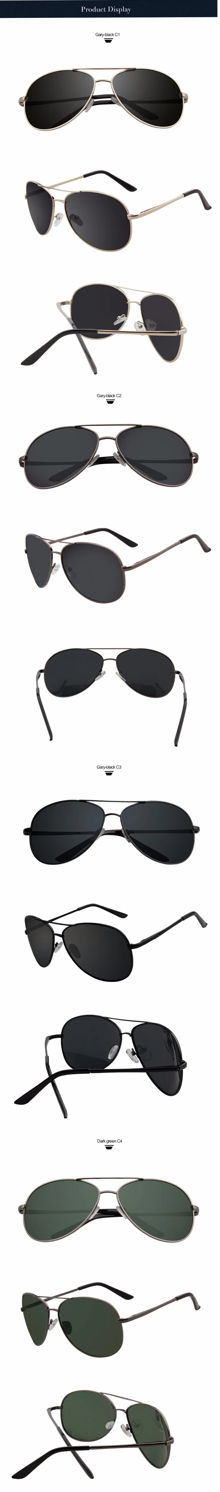 2026 Classic Pilot Sunglasses Men Polarized Driving Sun Glasses UV400 Fashion Fishing Eyewear Film Shades Male Goggle A103