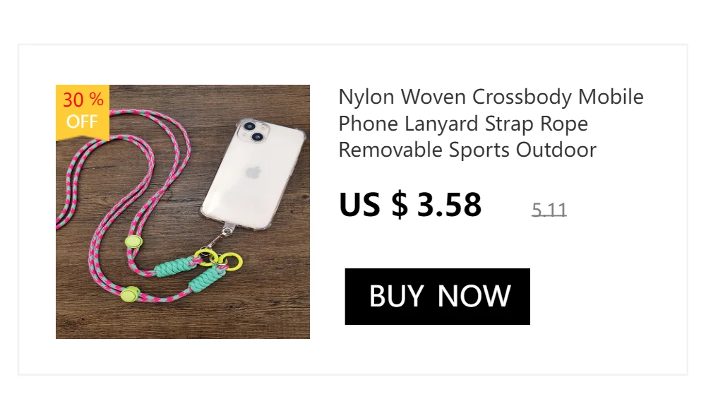 Adjustable Crossbody Long Mobile Phone Lanyard Wide Cloth Neckband Strap Rope Women's Pearl Hanging Ornaments Anti-Lost Lanyard