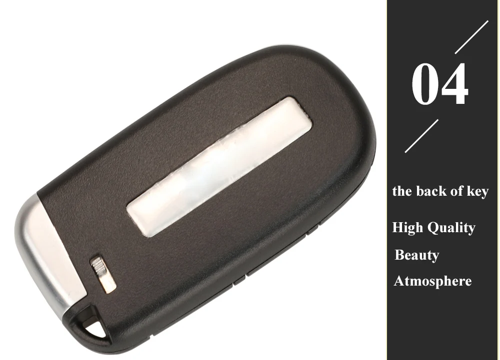 jingyuqin 2/3/4/5 Button Smart Remote Key M3N40821302 Fob 433MHz For Jeep Grand Cherokee 2013-2020 ID46 pcf7945 7953 Car Key Fob