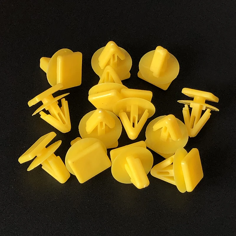 100/20X Trim Clips For Hyundai Car Door Interior Trim Panel Retaining Clips Rivets Plastic Fixed Fastener Accessories 11mm Hole