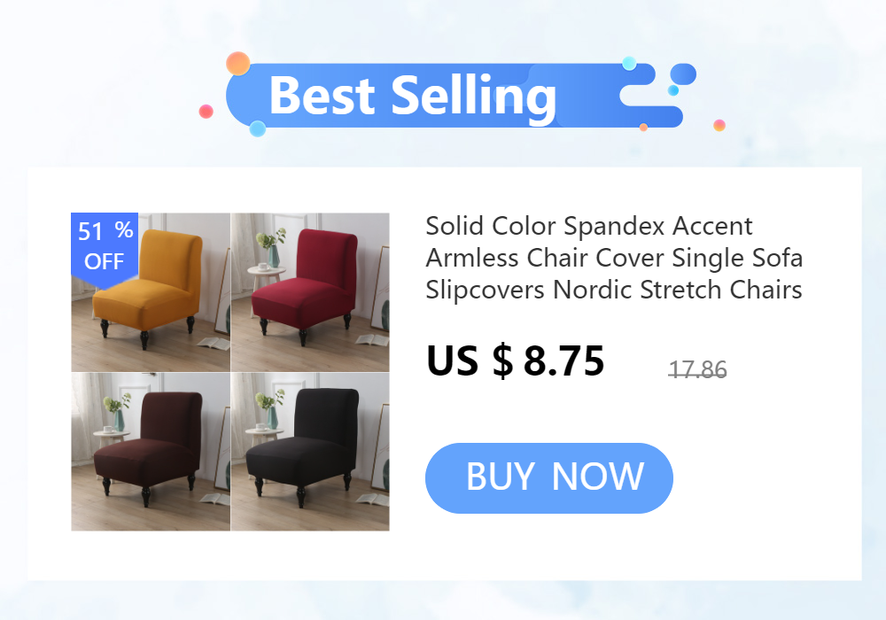 Velvet Shell Chair Cover Stretch Armless Dining Chair Covers Solid Color Elastic Bar Dining Seat Cover Home Hotel Party Banquet