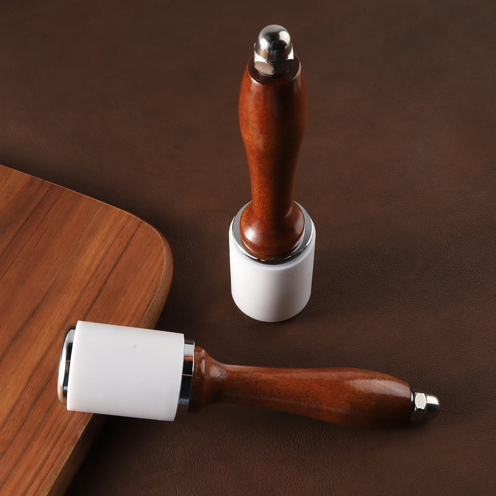 WUTA Professional Leather Carve Hammer 460g Nylon Hammers Mallet Wood Handle For Leathercraft Punch Printing Percussion DIY Tool
