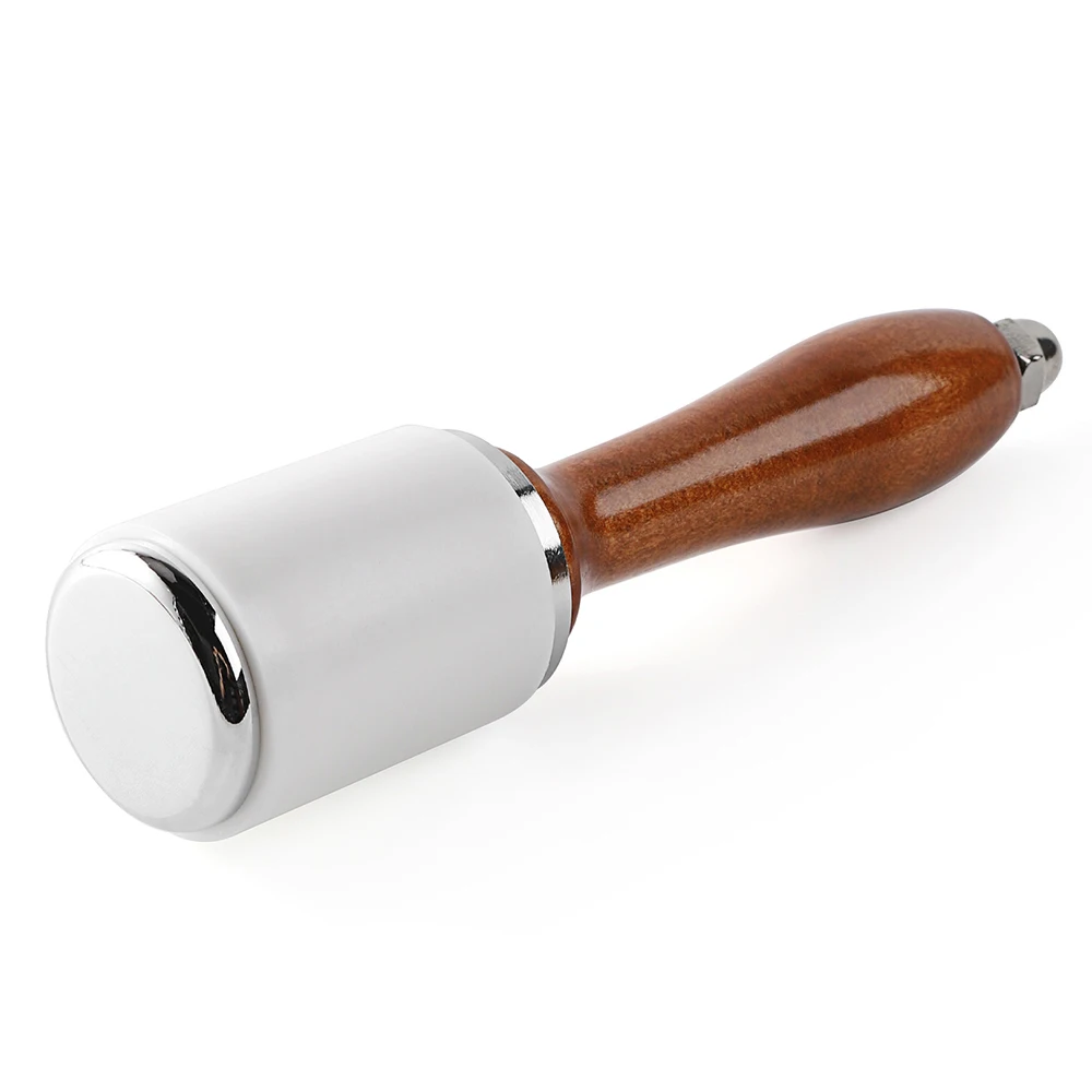 WUTA Professional Leather Carve Hammer 460g Nylon Hammers Mallet Wood Handle For Leathercraft Punch Printing Percussion DIY Tool