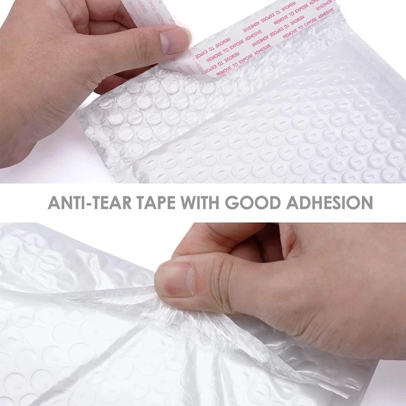 10-50Pcs Bubble Envelopes White Foam Shipping Bags Poly Bubble Mailers Pad Self Seal Packing Bags 11cm 15cm 23cm Wholesale