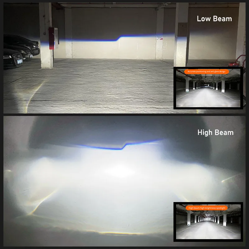 Motorcycle LED Spotlight Electric Vehicle Paving Lens High and Low Beam Tangent Integral Headlamp Auxiliary Lamp Headlamp