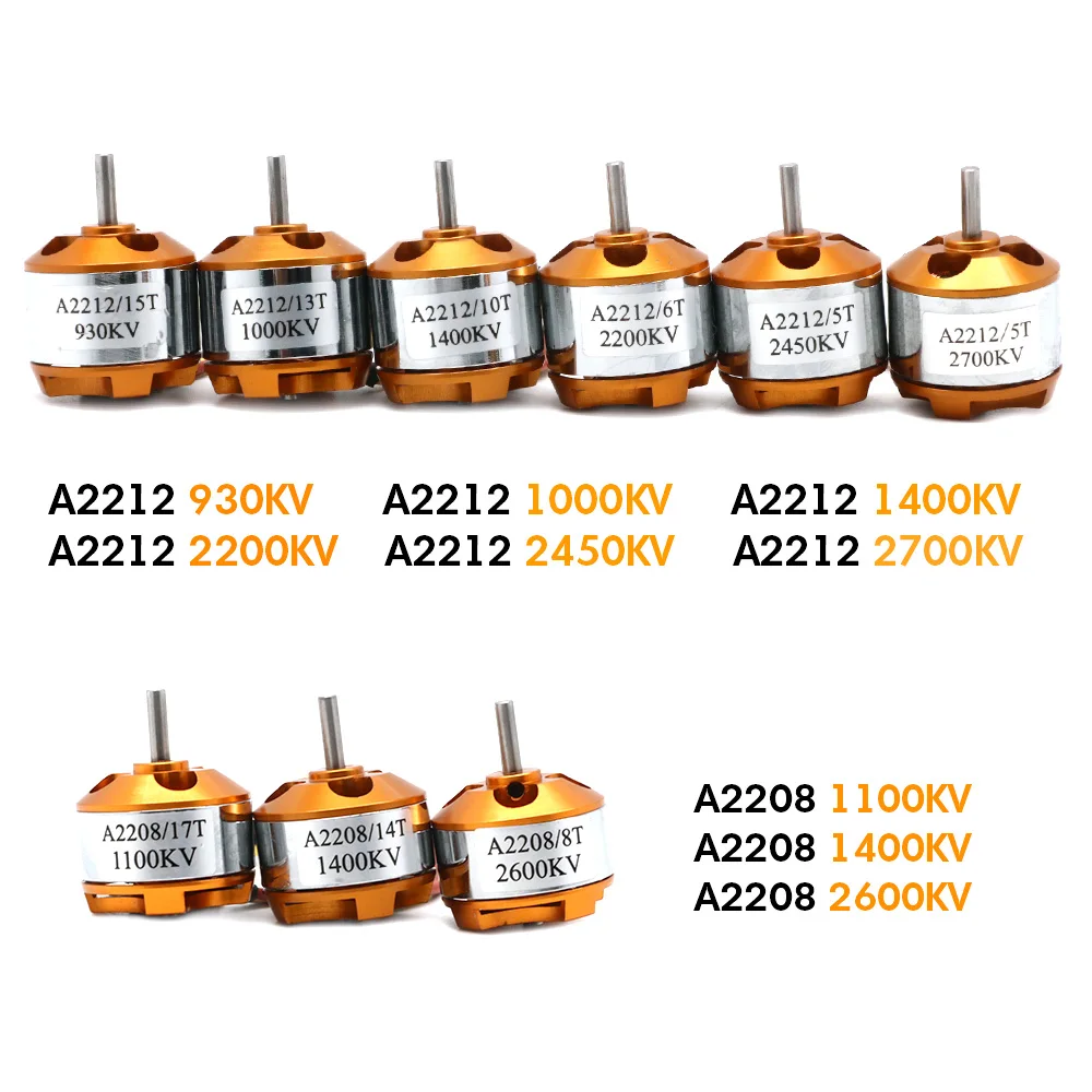 XXD A2212 A2208 930KV 1000KV 1400KV 2200KV 2700KV Brushless Motor with 30A Brushless ESC Motor Speed Controller for RC FPV Drone