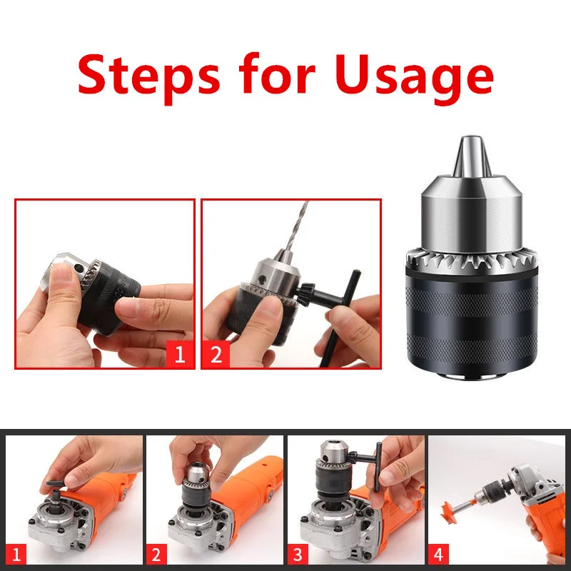 M10 Angle Grinder Electric Hand Drill Socket Chuck Conversion Collet Quick Change M14 to M10 Convert Adapter 125 100 Type