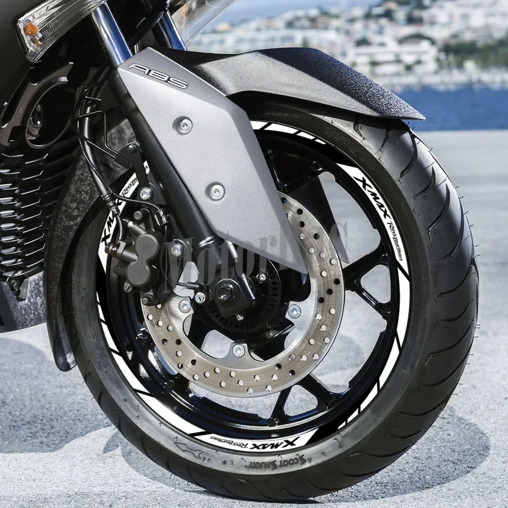 Motorcycle Reflective Wheel Sticker Rim Decal Scooter Stripe Tape Accessories Waterproof For XMAX xmax 125 250 300 2023