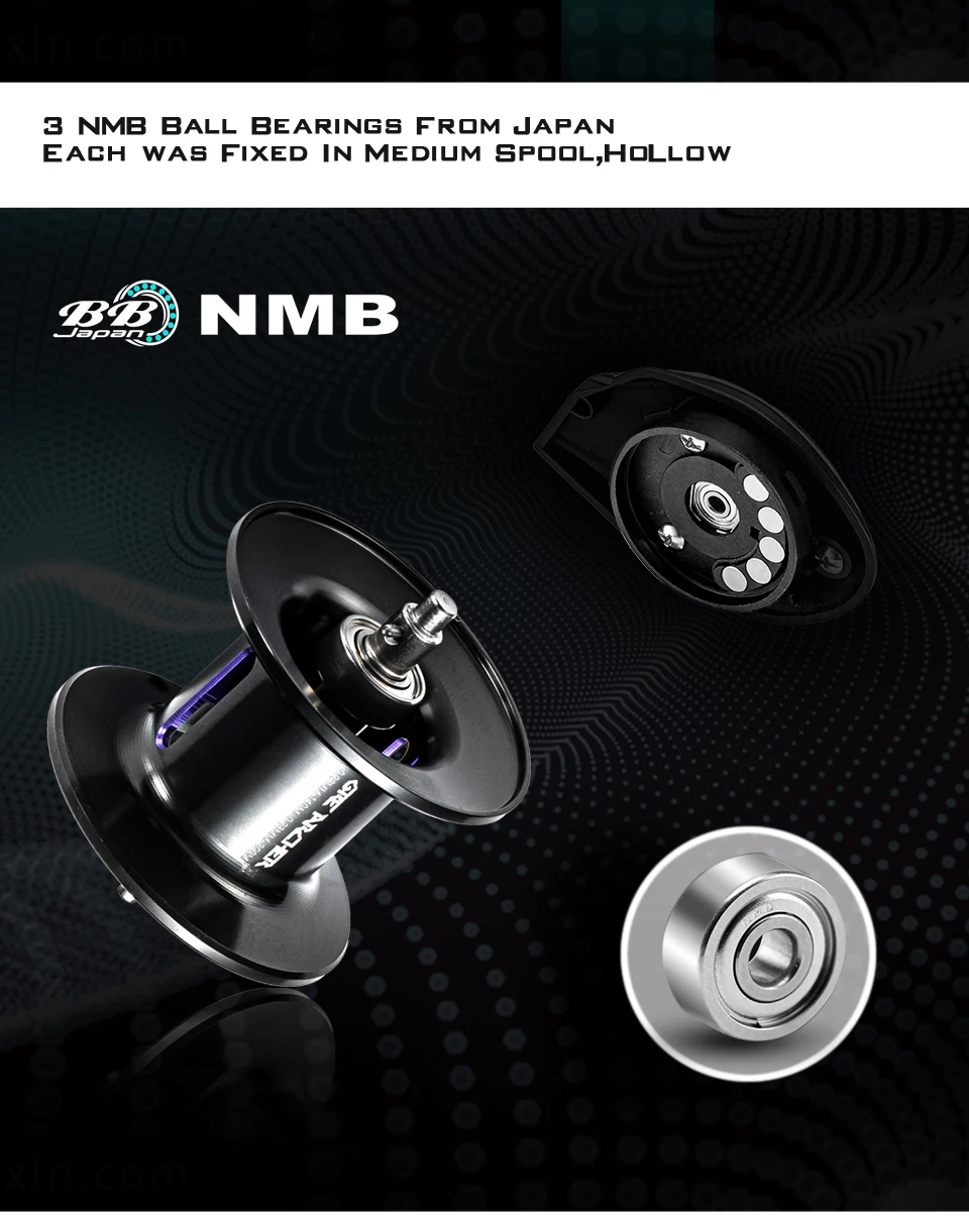 Soloking GKA200 Pro Baitcasting Reel Fishing Reels 9KG Drag Power 6+1 BB Drag Clicker Sound Baitcaster Reel 베이트 릴