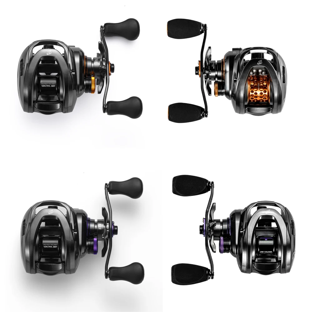 Soloking GKA200 Pro Baitcasting Reel Fishing Reels 9KG Drag Power 6+1 BB Drag Clicker Sound Baitcaster Reel 베이트 릴