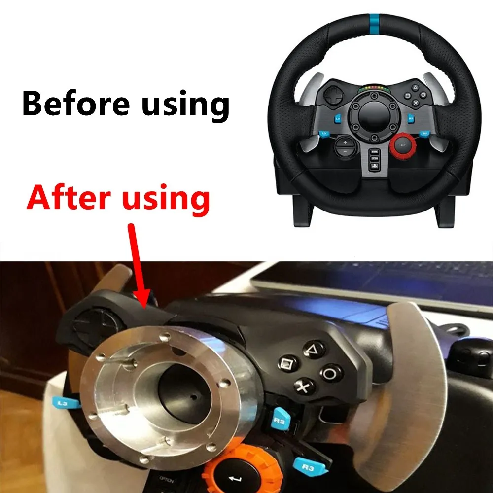 Universal 13/14inch game Steering Wheel Adapter Plate 70mm Racing PCD game Modification For Logitech G29 G920 G923