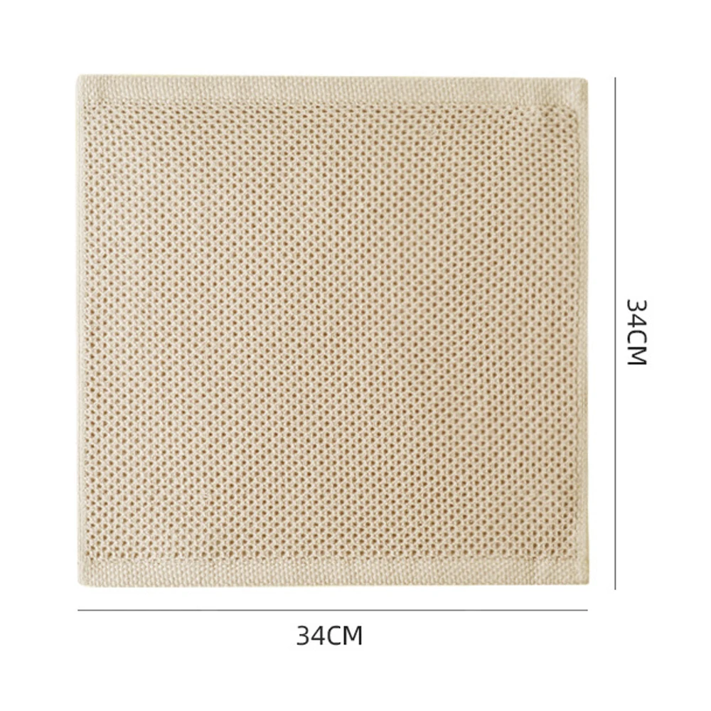 4/6Pcs Cotton Dishcloth Soft Absorbent Kitchen Towel Household Cleaning Cloth Kitchen Tools Gadgets Wash Cloth