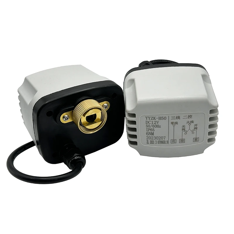 DN15 DN20 DN25 DN50 Waterproof Electric Ball Valve Actuator AC220V DC24V DC12V Motorized Ball Valve Motor 1/2" 3/4" 1" 2"