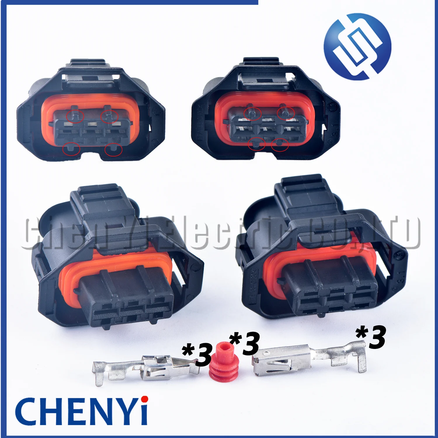 3 Pin Automotive MAP Sensor Plug Diesel Injection Pump plug crankshaft connector 3515026900 1928403966 1928403968