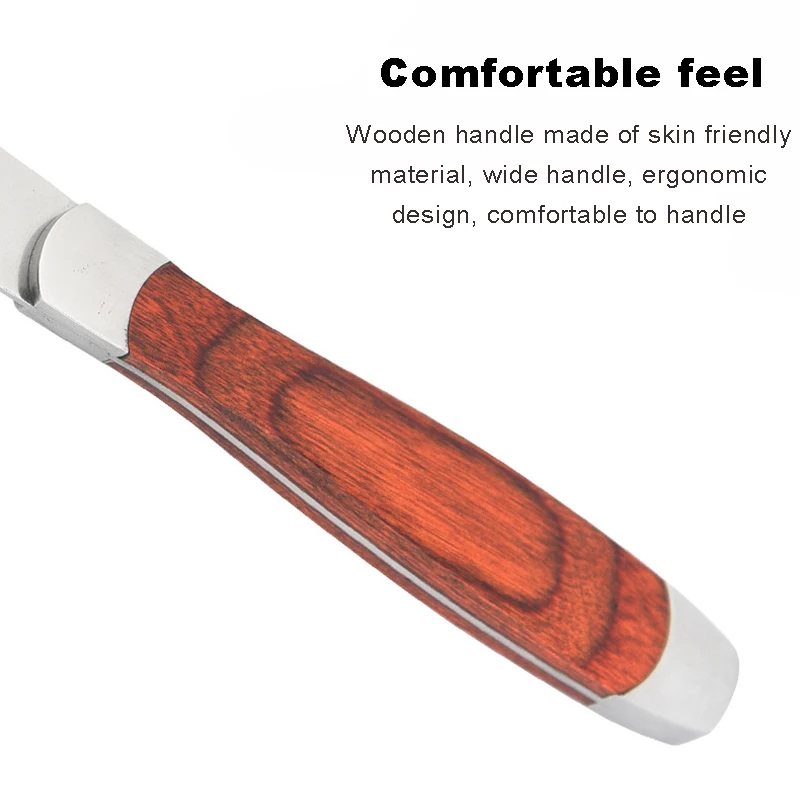 Color Wood Handle Foot File Dead Skin Shaver Corn Cuticle Cutter Remover Rasp File Foot Callus With 10 Blades Foot Scraper Set