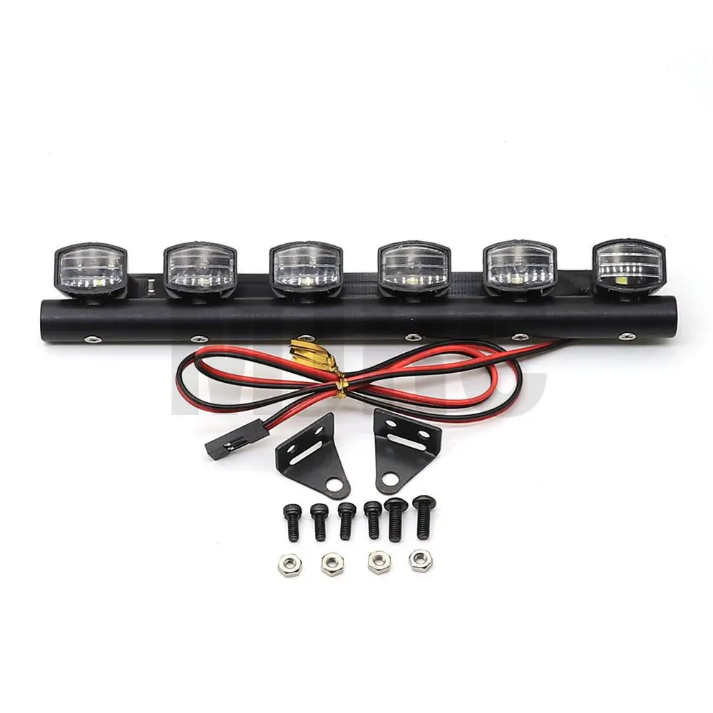 Rc Tracked Truck Body Shell Roof Light Remote Control Car Led Light Strip For Trx-4 Trx4 Axial Scx10 Ii 90046 D90 Rc4wd D110
