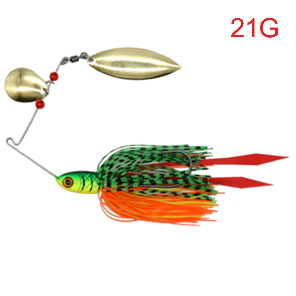 Mycena 16G&18G&21G Spinner Bait Bass Jig Chatter Bait Fishing Lure Chatterbait Fishing Kit Wobblers for Bass Fishing Tackle