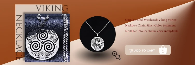 Witchcraft Celtic Witch Knot Pendant Necklace for Women Men Stainless Steel Slavic Protection Amulet Jewelry nudo de bruja N3380