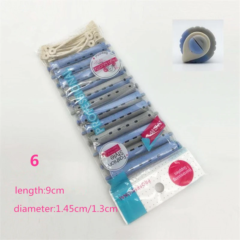 12pcs Heatless Hair Curler No Heat Hair Rollers Soft Curling Rod Pull Core Lazy Curls Flexi Rods Wave Formers Hair Styling Tools